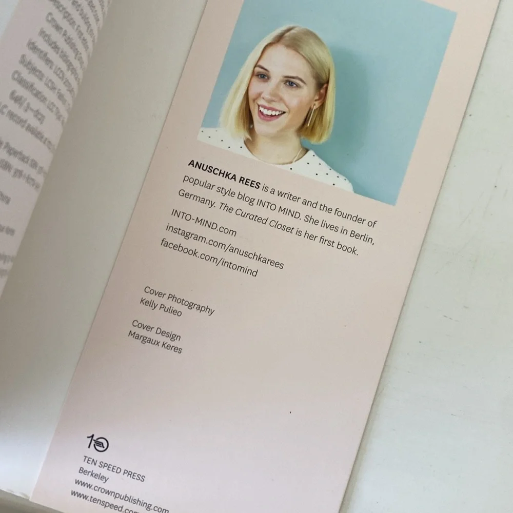 The Curated Closet Book by Anuschka Rees